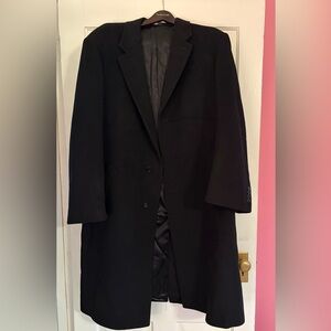 Brooks Brothers Black Overcoat